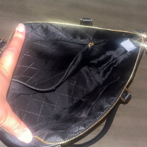 Hi! I'm selling this MK Black Small Saffiano Leather Top-Zip Tote Bag!! - Picture 2 of 4